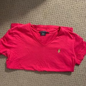 Pink Ralph Lauren Vneck